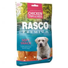 Pochoutka Rasco Premium proužky kuřecí se sýrem 230g