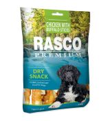 Pochoutka Rasco Premium tyčinky bůvolí obalené kuřecím masem 230g