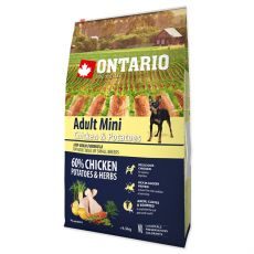Ontario Dog Adult Mini Chicken & Potatoes & Herbs 6,5 kg