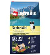 Ontario Senior Mini Fish & Rice 6,5kg