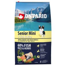 Ontario Senior Mini Fish & Rice 2,25kg