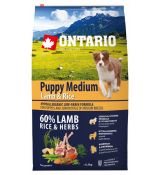 Ontario Puppy Medium Lamb & Rice 0,75kg