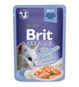 Kapsička Brit Premium Cat Delicate Fillets in Jelly with Salmon 85g