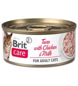 Konzerva Brit Care Cat Tuna with Chicken And Milk 70g