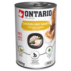 Konzerva Ontario Chicken with Rabbit flavoured with Cranberries 400g