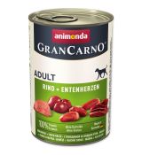 Konzerva Animonda Gran Carno hovězí + kachní srdce 400g
