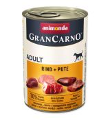 Konzerva Animonda Gran Carno hovězí + krůta 400g