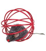 Hračka Trixie kovové míčky s myší 6 cm