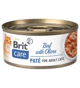Konzerva Brit Care Cat Beef Paté with Olives 70g
