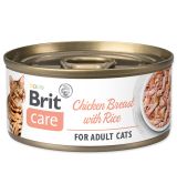 Konzerva Brit Care Cat Chicken Breast with Rice 70g