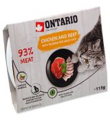 Vanička Ontario Cat Chicken & Beef with Taurine 115g