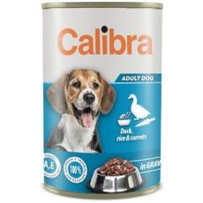 Calibra Dog konz.Duck,rice&carrots in gravy 1240g