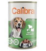 Calibra Dog konz.Lamb,beef&chick. in jelly 1240g