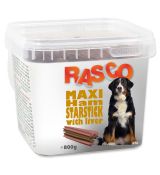 Pochoutka Rasco Dog hvězdy šunkové s játry 700g