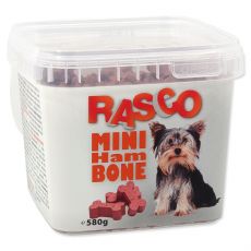 Pochoutka Rasco Dog mini kosti šunkové 500g