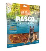 Pochoutka Rasco Premium tresčí rolky obalené kuřecím masem 500g