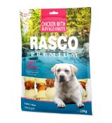 Pochoutka Rasco Premium uzle bůvolí obalené kuřecím masem 230g