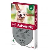 Advantix spot on pro psy do 4 kg 1x0,4ml