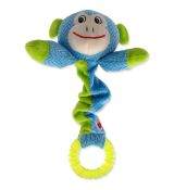 Hračka Let`s Play Junior opice modrá 30 cm