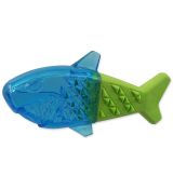 Hračka Dog Fantasy Žralok chladící zeleno-modrá 18x9x4cm