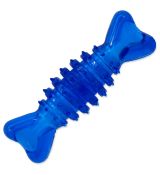 Hračka Dog Fantasy kost gumová modrá 12 cm