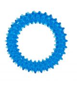 Hračka Dog Fantasy kroužek vroubkovaný modrý 7 cm