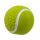 Hračka Dog Fantasy Latex míč tenisový se zvukem 7,5 cm