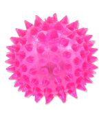 Hračka Dog Fantasy míček LED růžový 6 cm