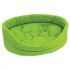 Pelíšek Dog Fantasy ovál s polštářem zelený 60 cm