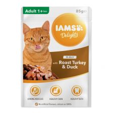 Kapsička Iams Cat Delights Turkey & Duck in Jelly 85g
