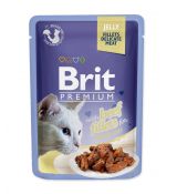 Kapsička Brit Premium Cat Delicate Fillets in Jelly with Beef 85g