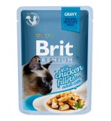 Kapsička Brit Premium Cat Delicate Fillets in Gravy with Chicken 85g