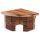 Domek Small Animals rohový dřevěný s kůrou 16 x 16 x 11 cm