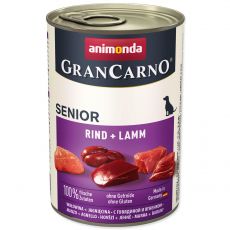Konzerva Animonda Gran Carno Senior hovězí + jehně 800g