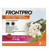 Frontpro - žvýkací tablety pro psy XS (2-4kg) 3tbl
