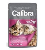 Calibra Cat kapsa Kitten krůtí a kuřecí v omáčce 100g